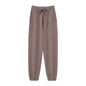 100% Pure Wool Loose Knitted Pants